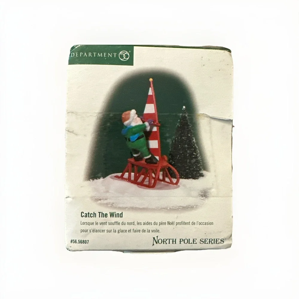 Dept 56 North Pole‎ Series Catch the Wind #56.56807 NEW in Box retired 2002